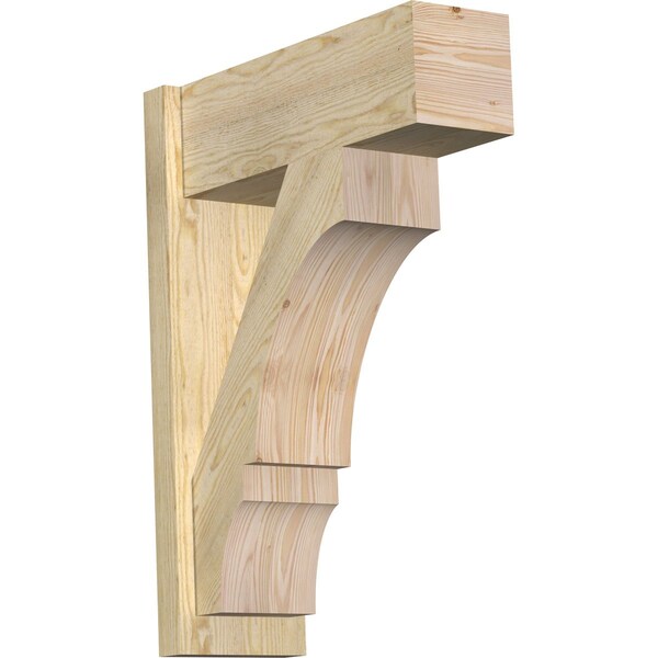 Ekena Millwork Balboa Block Rough Sawn Outlooker, Douglas Fir, 8"W x 22"D x 30"H OUT08X22X30BOA05RDF - main